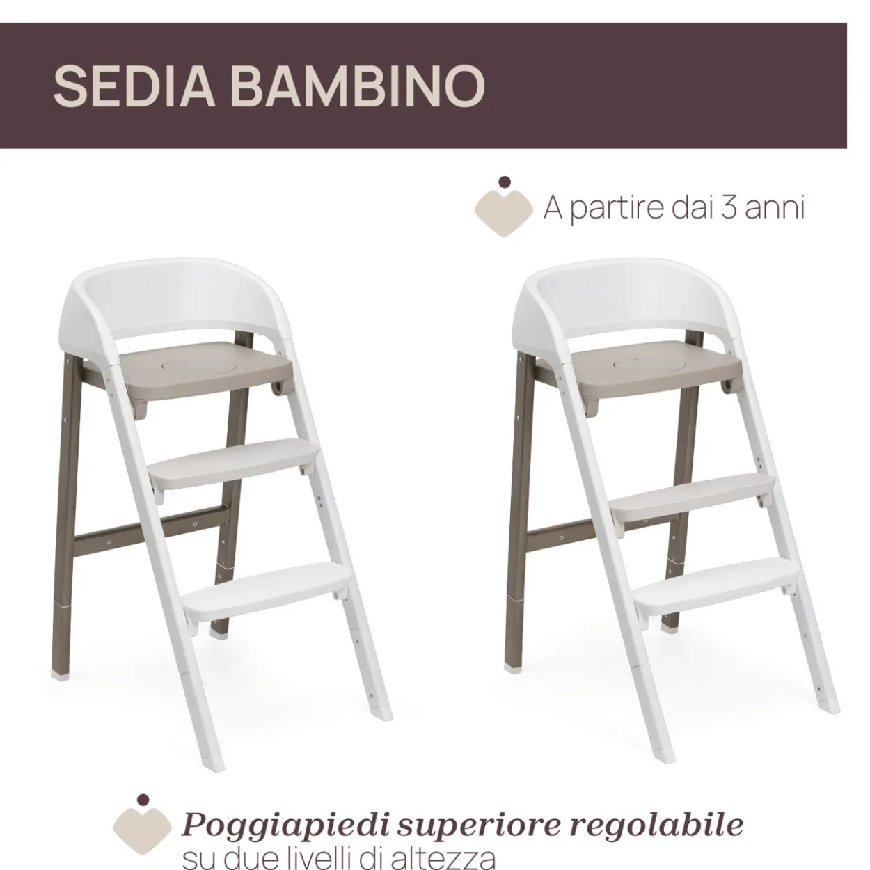 Crescendo Up sedia evolutiva