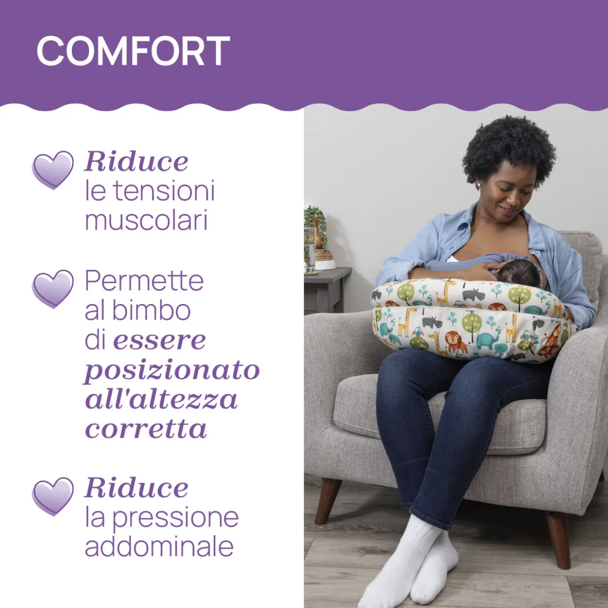 Cuscino allattamento Boppy Deluxe
