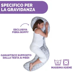 Cuscino Gravidanza Total Body - 3 pz