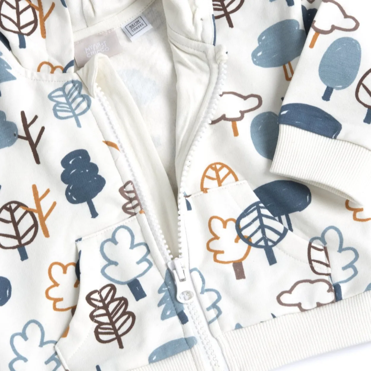 Felpa con cappuccio e zip
