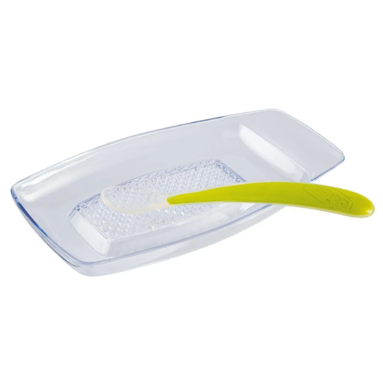 Grattuggia e cucchiaio in silicone