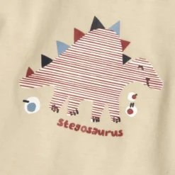 Maglietta manica lunga stampa dinosauro