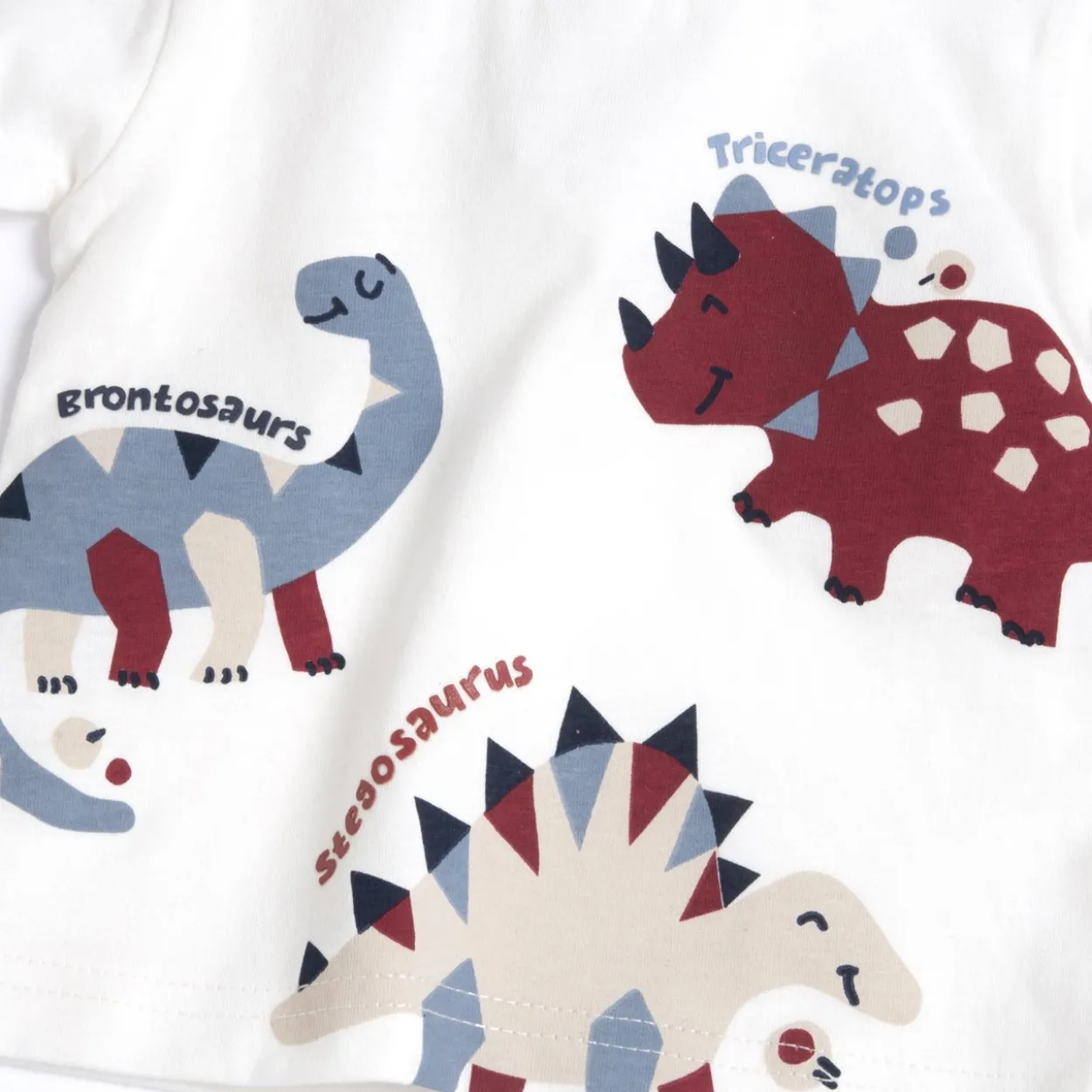 Maglietta manica lunga stampa dinosauri