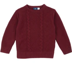 Maglione a trecce