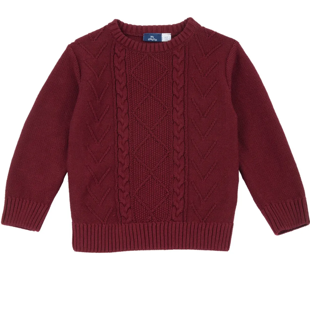 Maglione a trecce