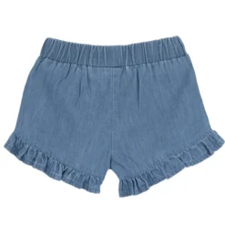 Pantaloni corti in chambray