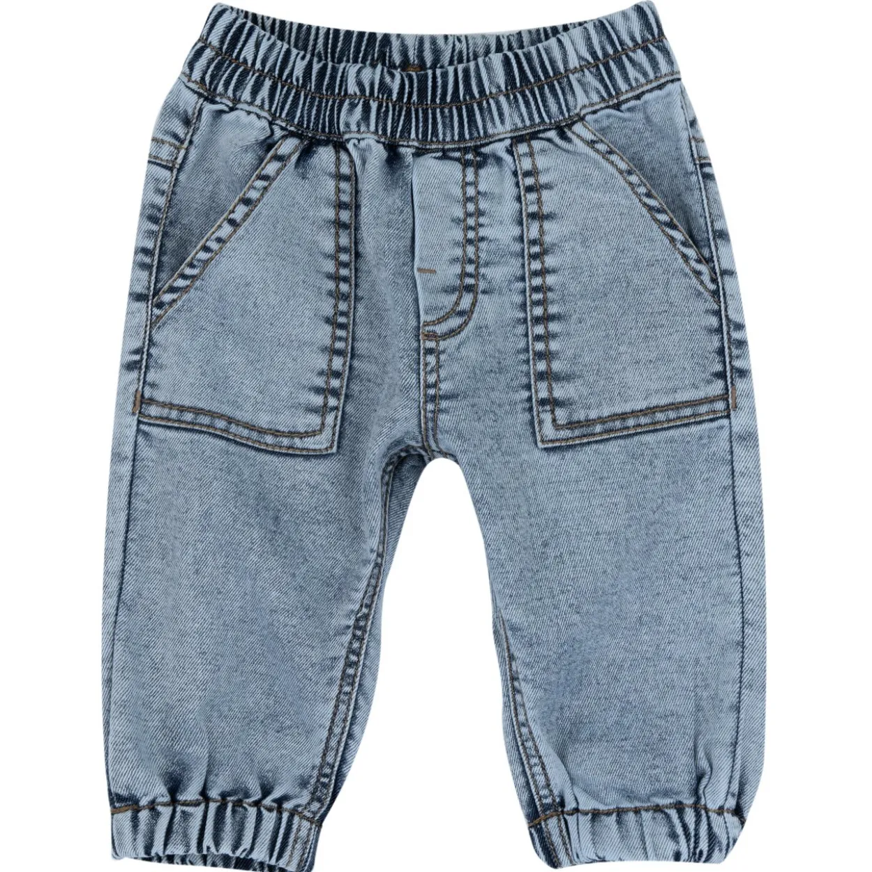Pantaloni lunghi in chambray