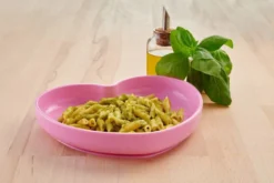 Piatto Cuore in Silicone con Ventosa