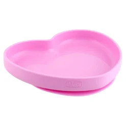 Piatto Cuore in Silicone con Ventosa