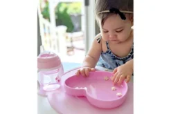 Piatto Cuore in Silicone con Ventosa