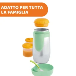 Portabottiglie e contenitore termico per alimenti