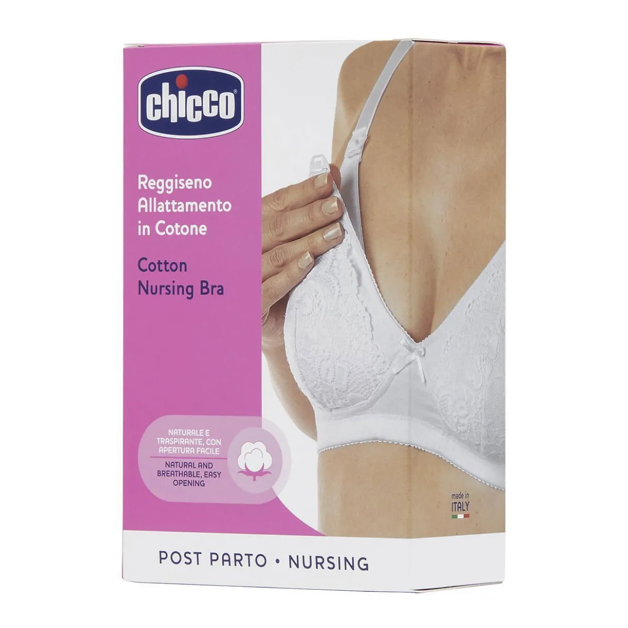 Reggiseno Allattamento in cotone bianco Chicco
