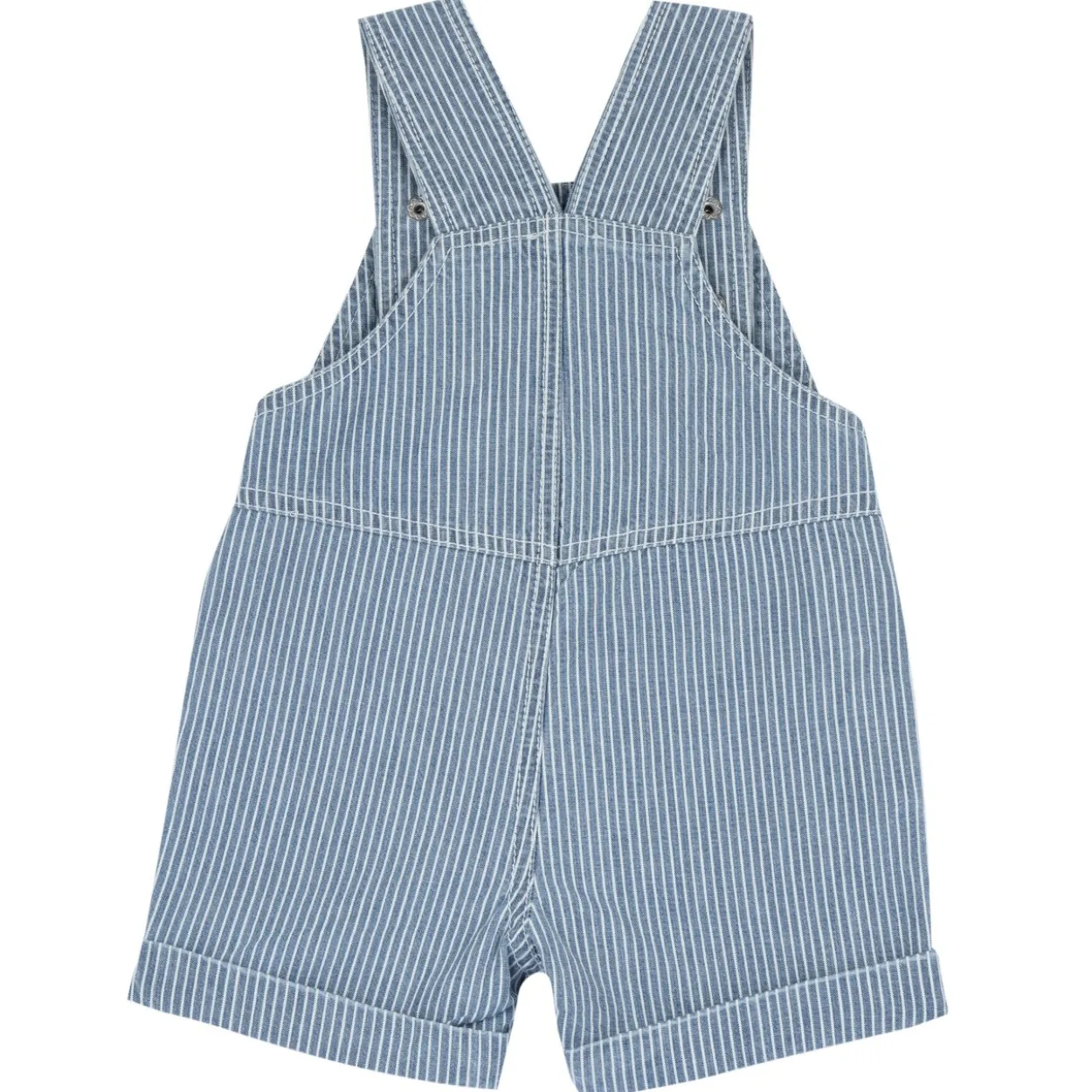 Salopette corta in denim