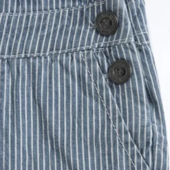 Salopette corta in denim