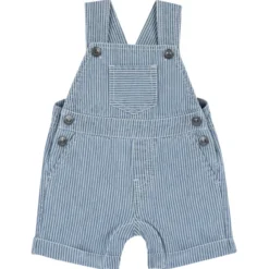 Salopette corta in denim