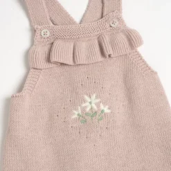 Salopette lunga in maglia