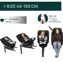 Seggiolino Auto EverOne i-Size (40-150 cm)