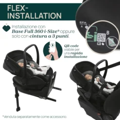 Seggiolino Auto First-Seat Recline i-Size (40-87 cm)