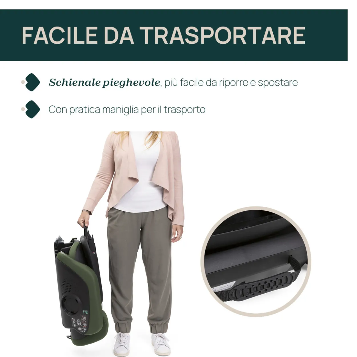 Seggiolino Auto Fold&Go S (100-150 cm)
