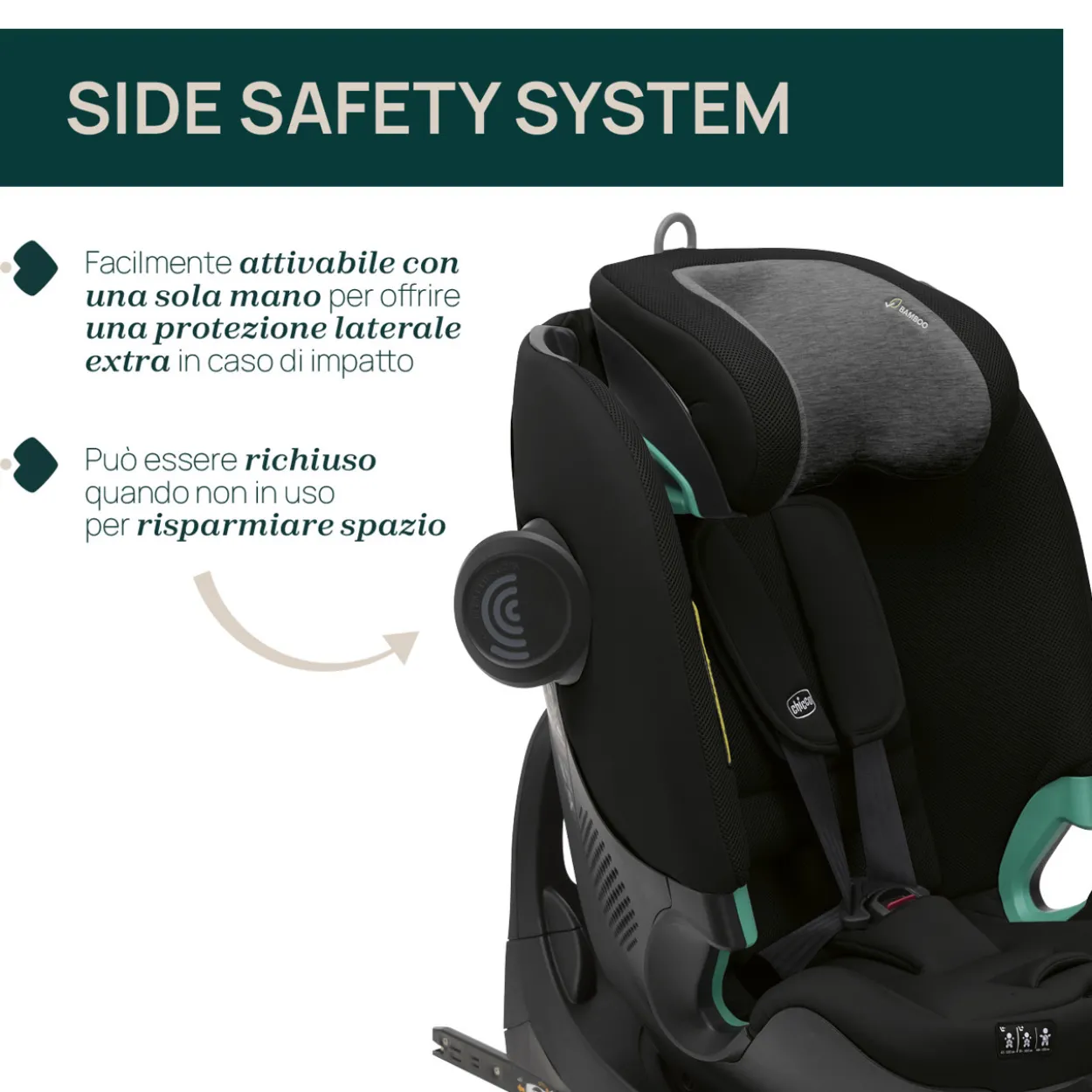 Seggiolino Auto FullSeat 360 i-Size con base (61-150 cm)