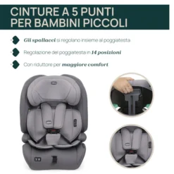 Seggiolino auto Gro-Up i-Size (76-150 cm)