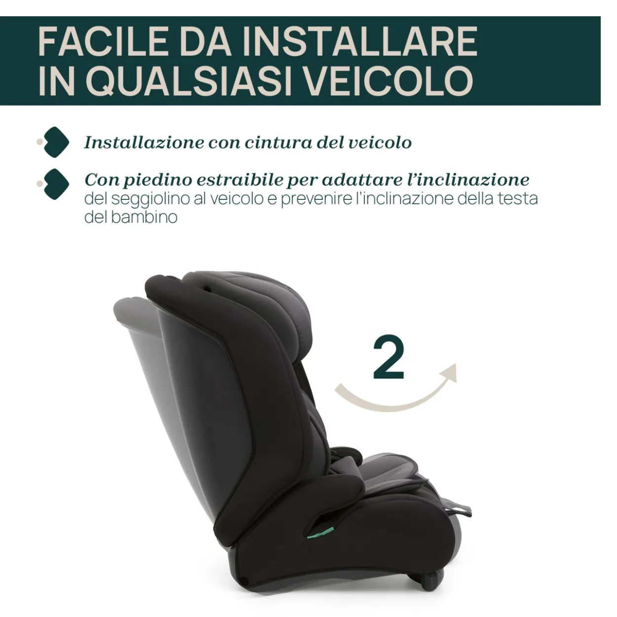 Seggiolino auto Gro-Up i-Size (76-150 cm)