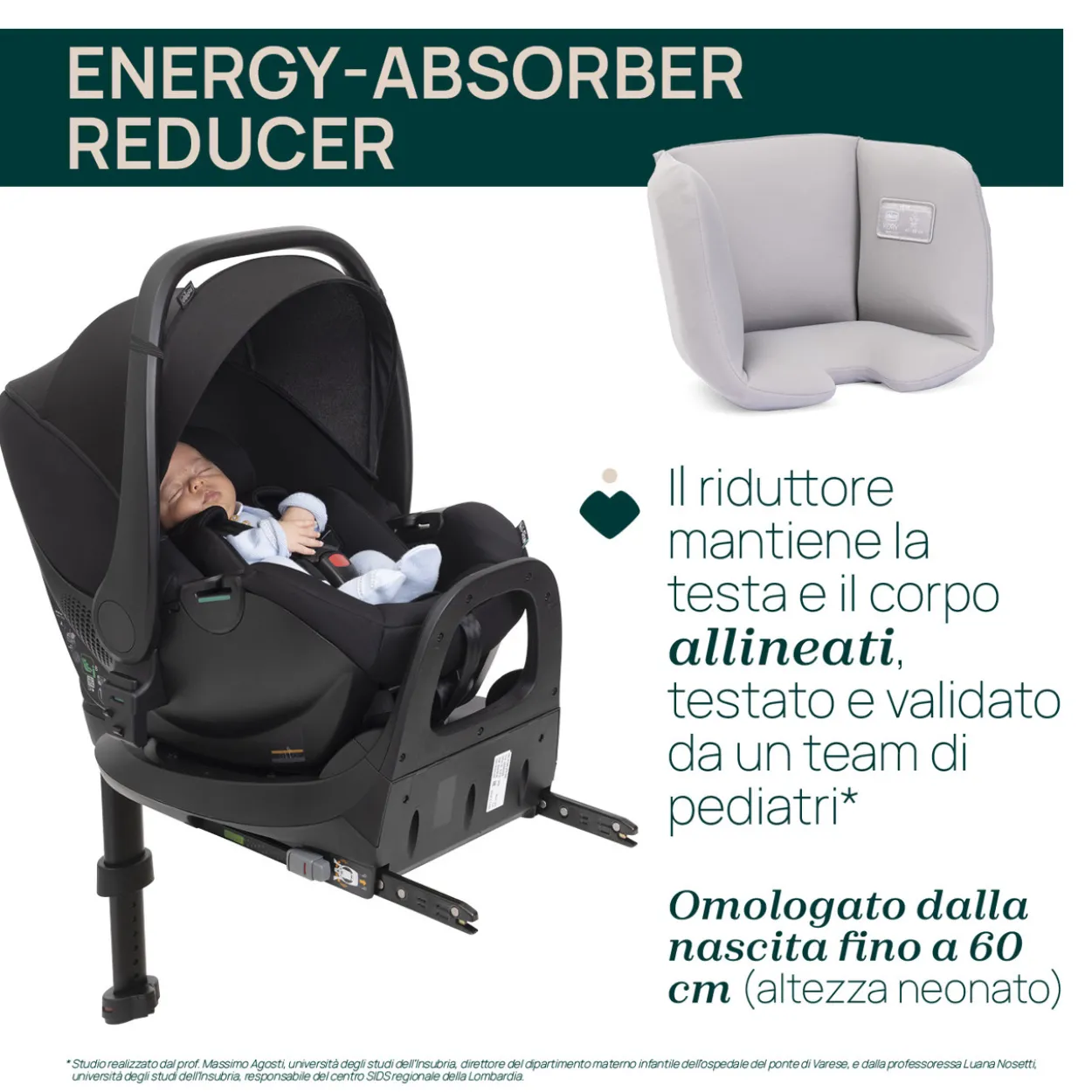 Seggiolino auto Kory Essential i-Size (40-80 cm)