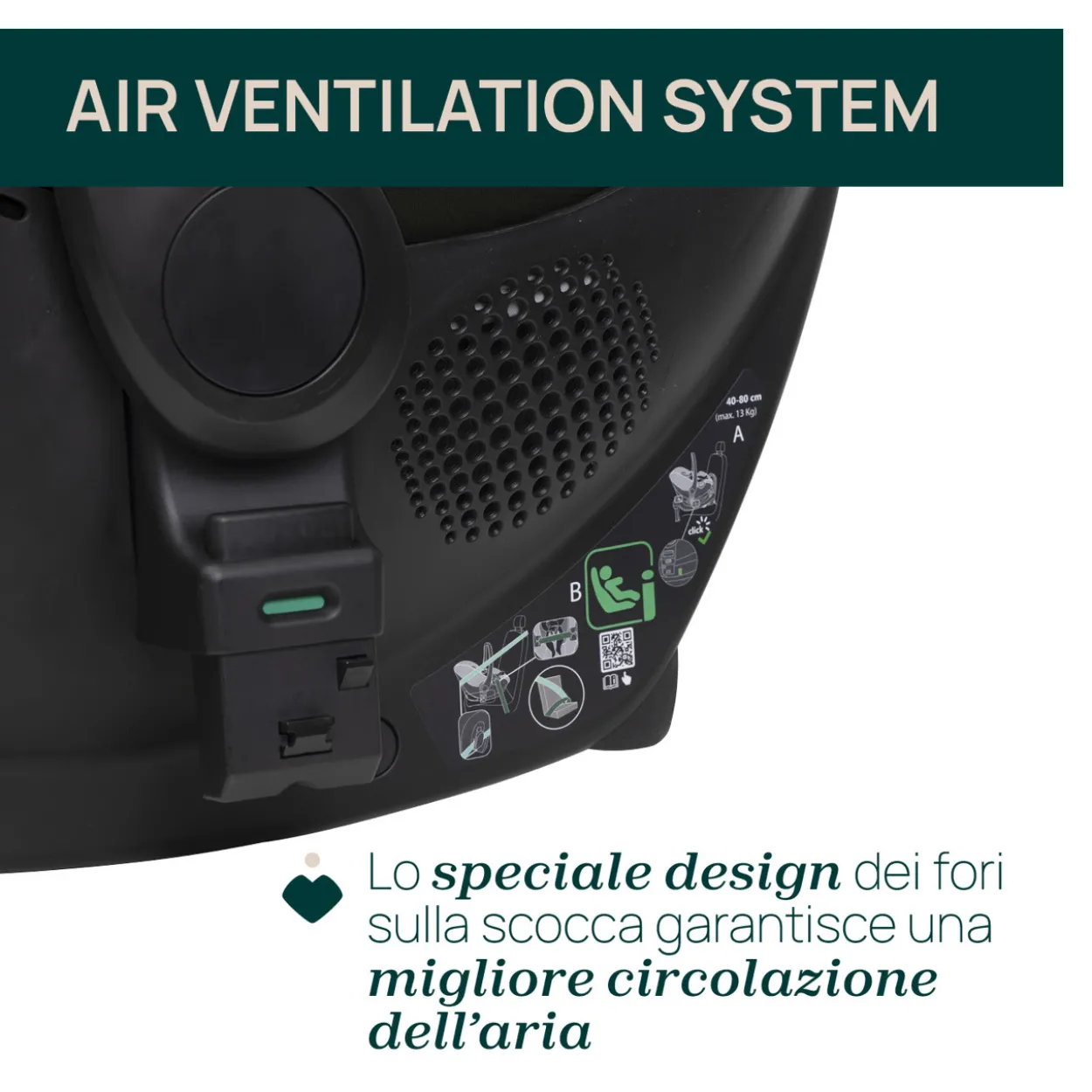 Seggiolino auto Kory Essential i-Size (40-80 cm)