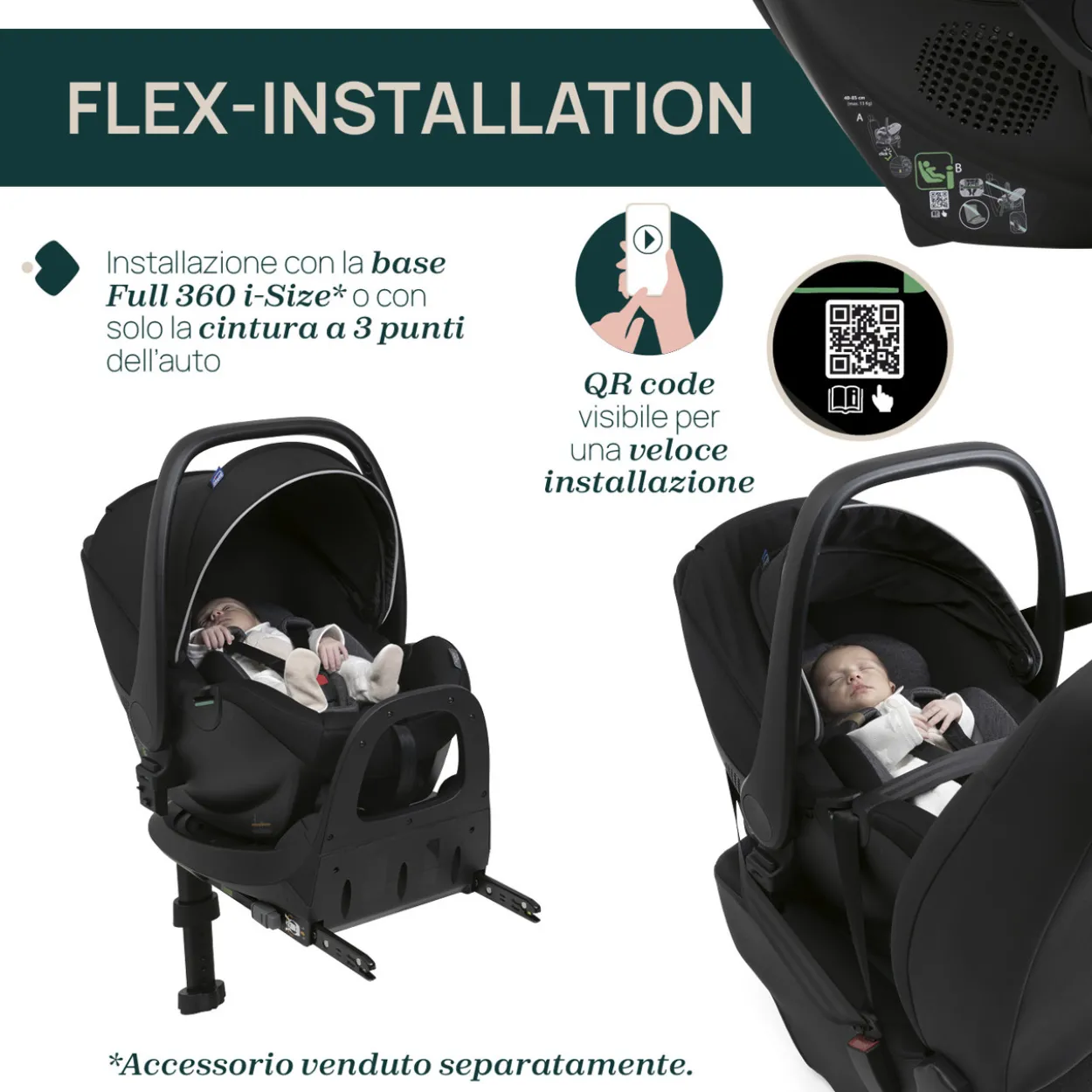 Seggiolino Auto Kory Plus i-Size (40-85 cm)