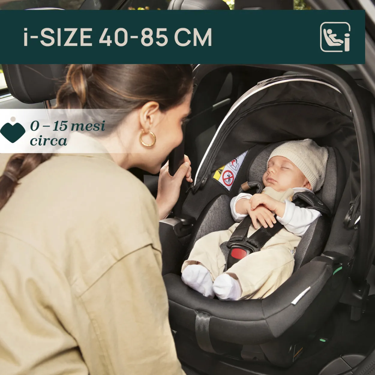 Seggiolino Auto Kory Plus i-Size (40-85 cm)