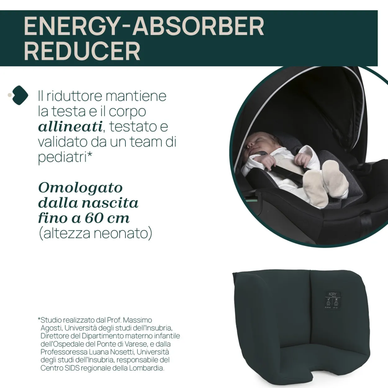 Seggiolino Auto Kory Plus i-Size (40-85 cm)