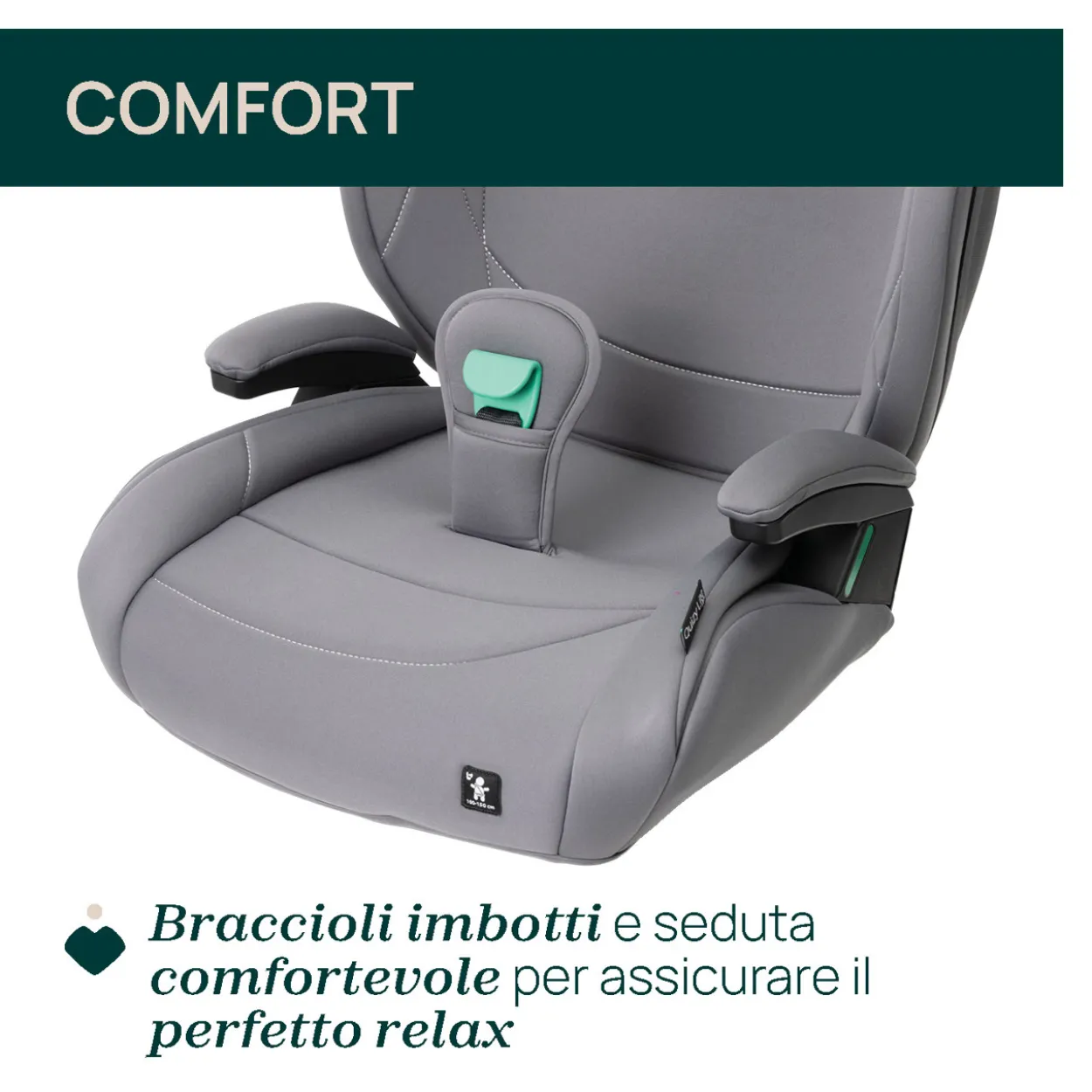 Seggiolino auto Quizy Lite i-Size (100-150 cm)