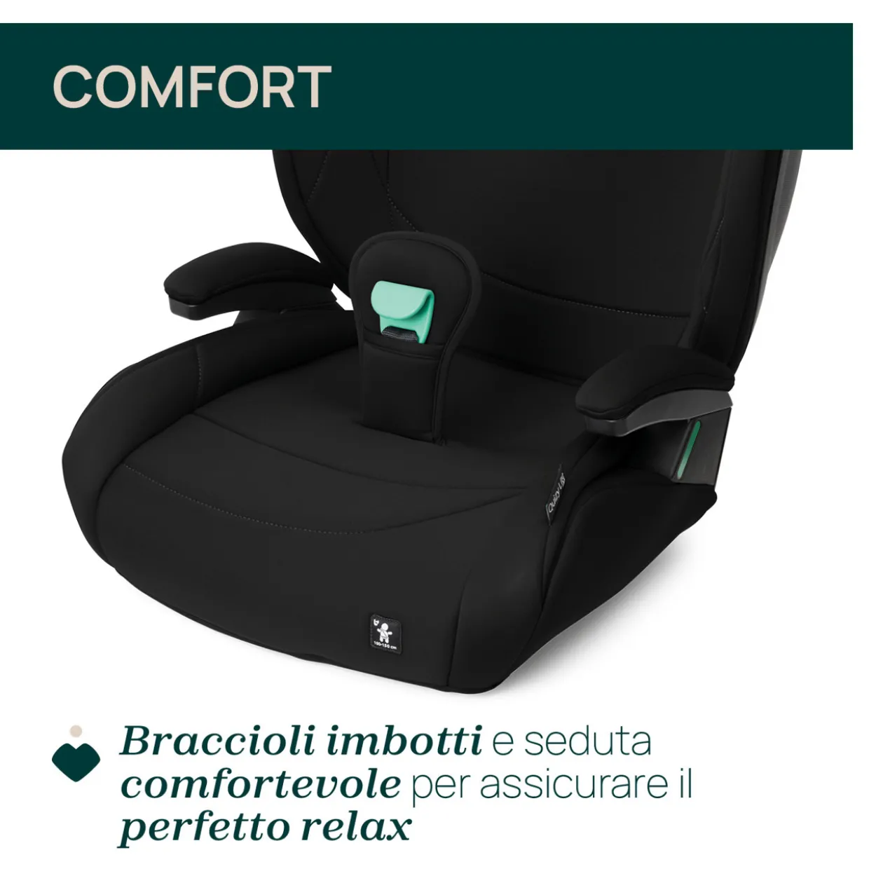 Seggiolino auto Quizy Lite i-Size (100-150 cm)