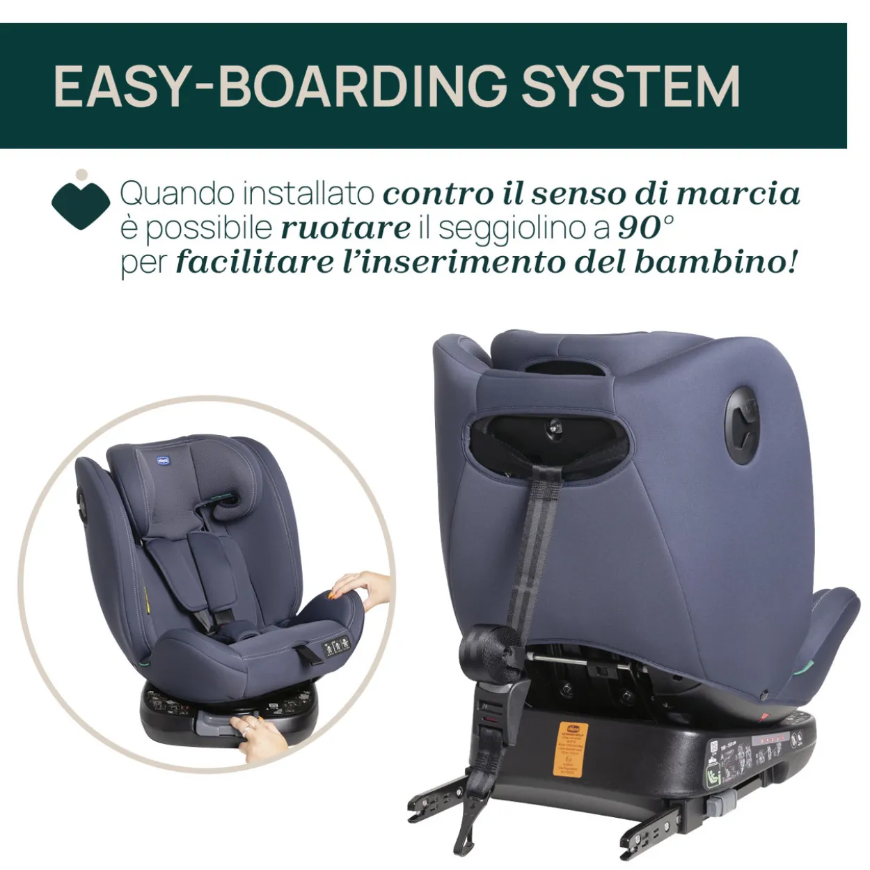 Seggiolino auto Unico Evo i-Size (40-150 cm)
