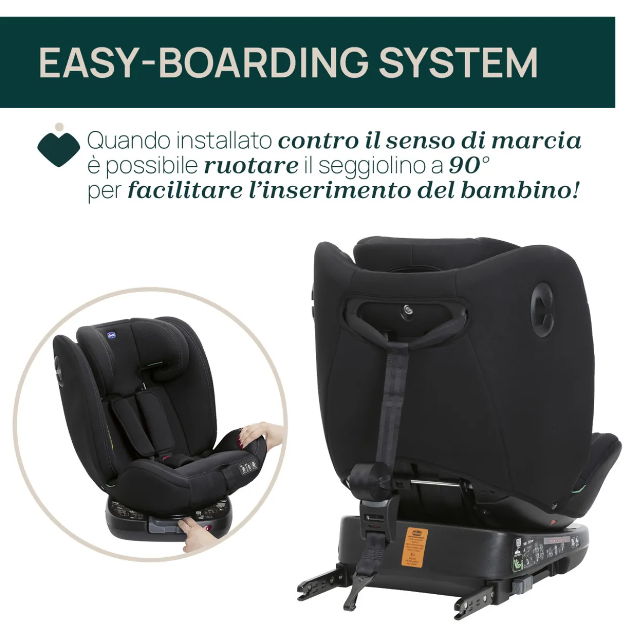 Seggiolino auto Unico Evo i-Size (40-150 cm)
