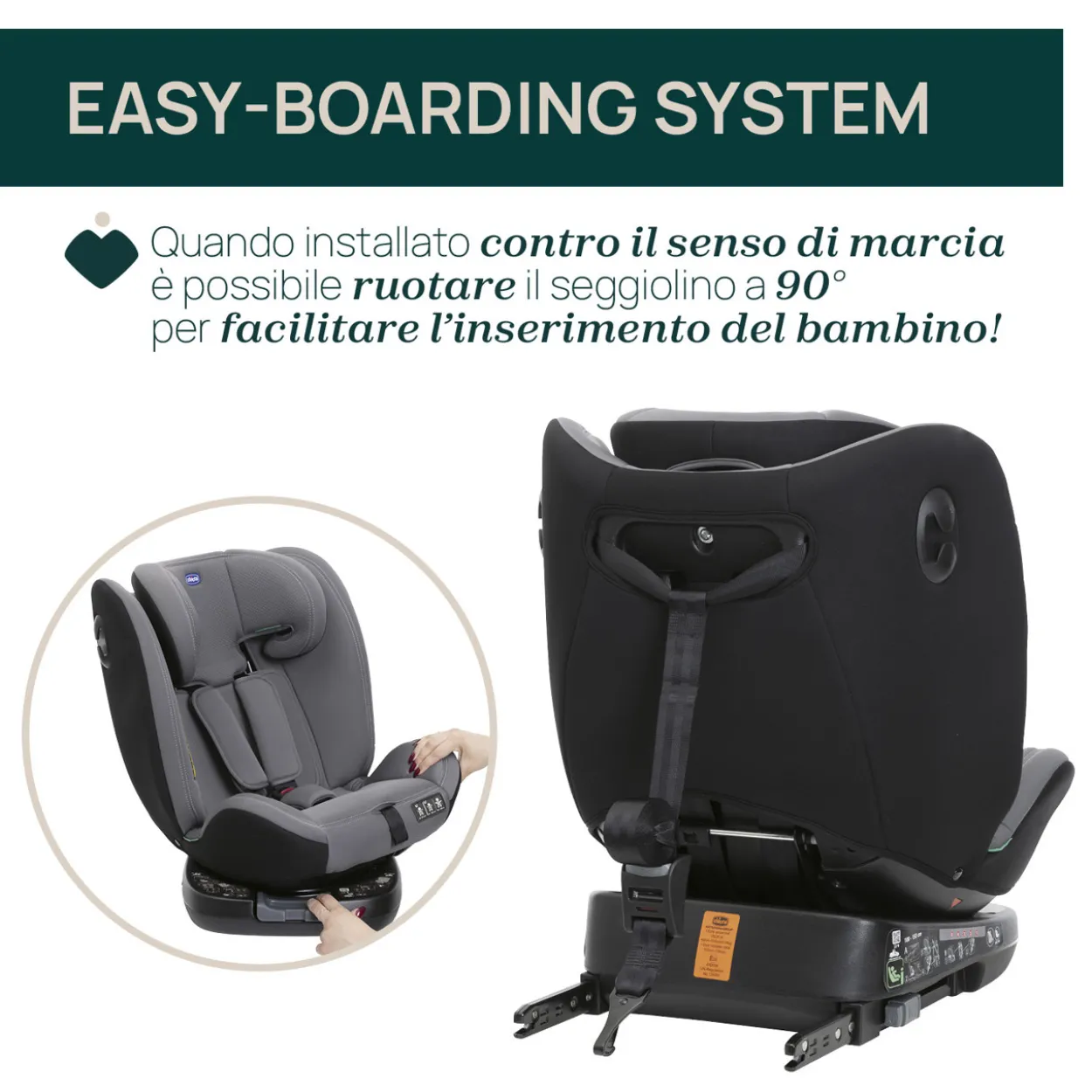 Seggiolino auto Unico Evo i-Size (40-150 cm)