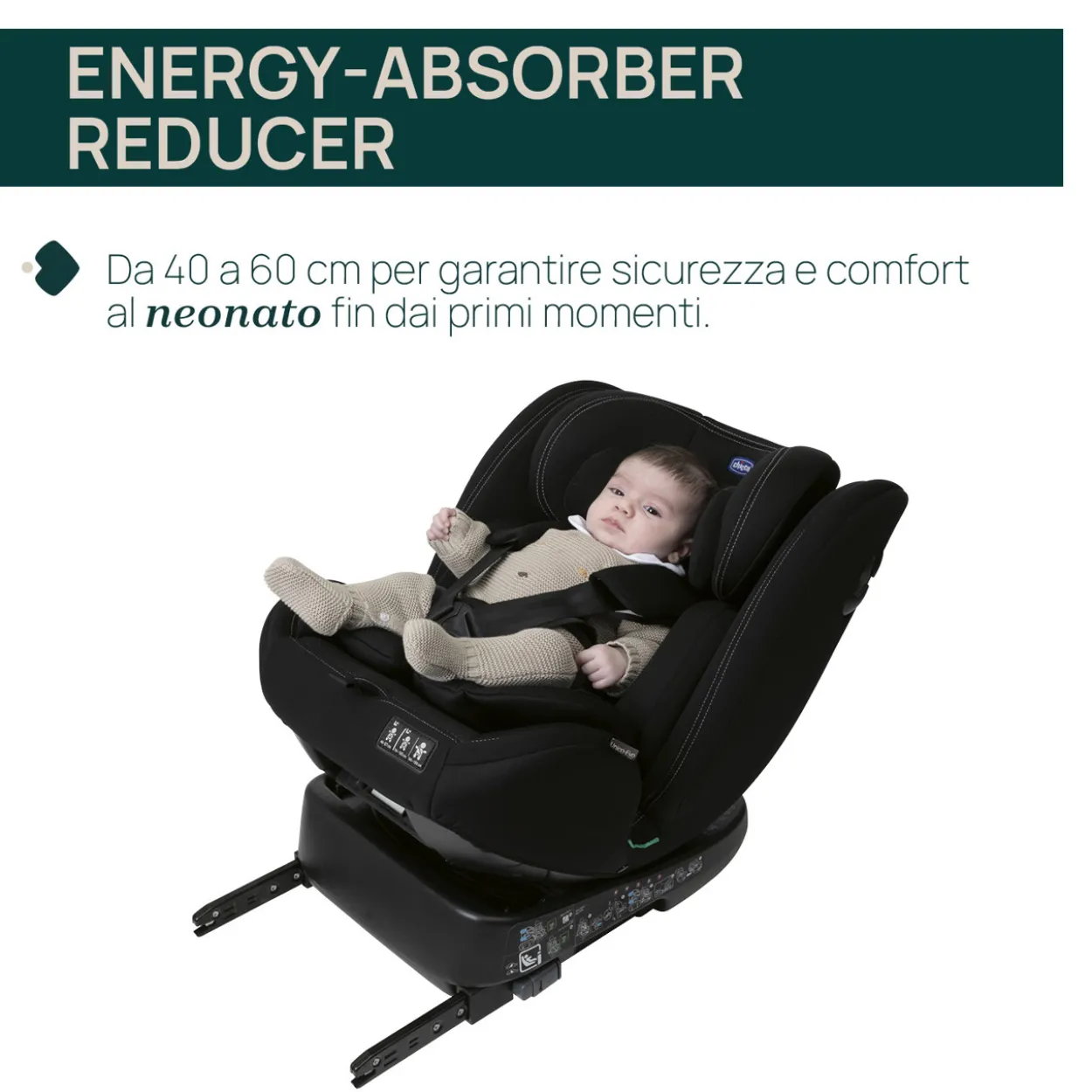 Seggiolino auto Unico Evo i-Size (40-150 cm)