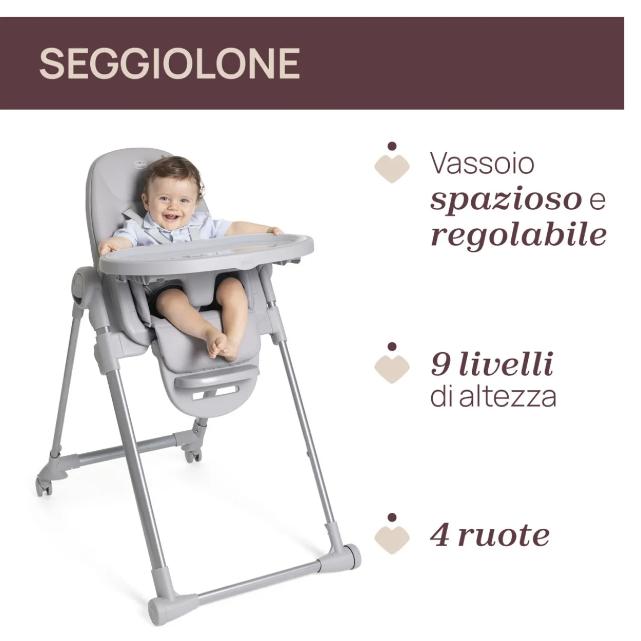 Seggiolone Polly Armonia