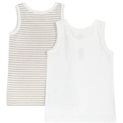 Set canottiere intime spalla larga