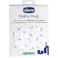 Set Lenzuola con angoli in Bambù per Baby Hug - 2pz