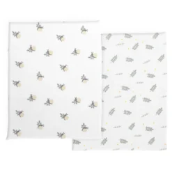 Set Lenzuola con angoli in Bambù per Baby Hug - 2pz