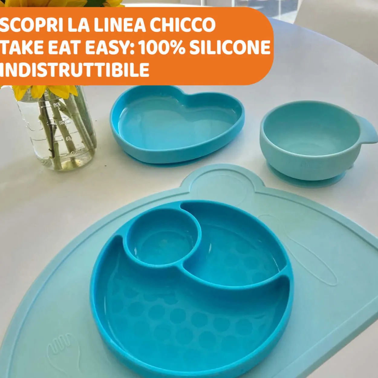 Set Pappa Easy Start in Silicone 6m+