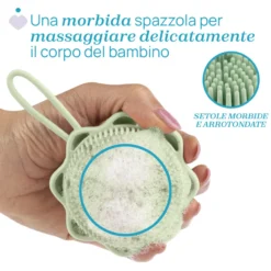 SPAZZOLA CORPO CON DISPENSER INTEGRATO