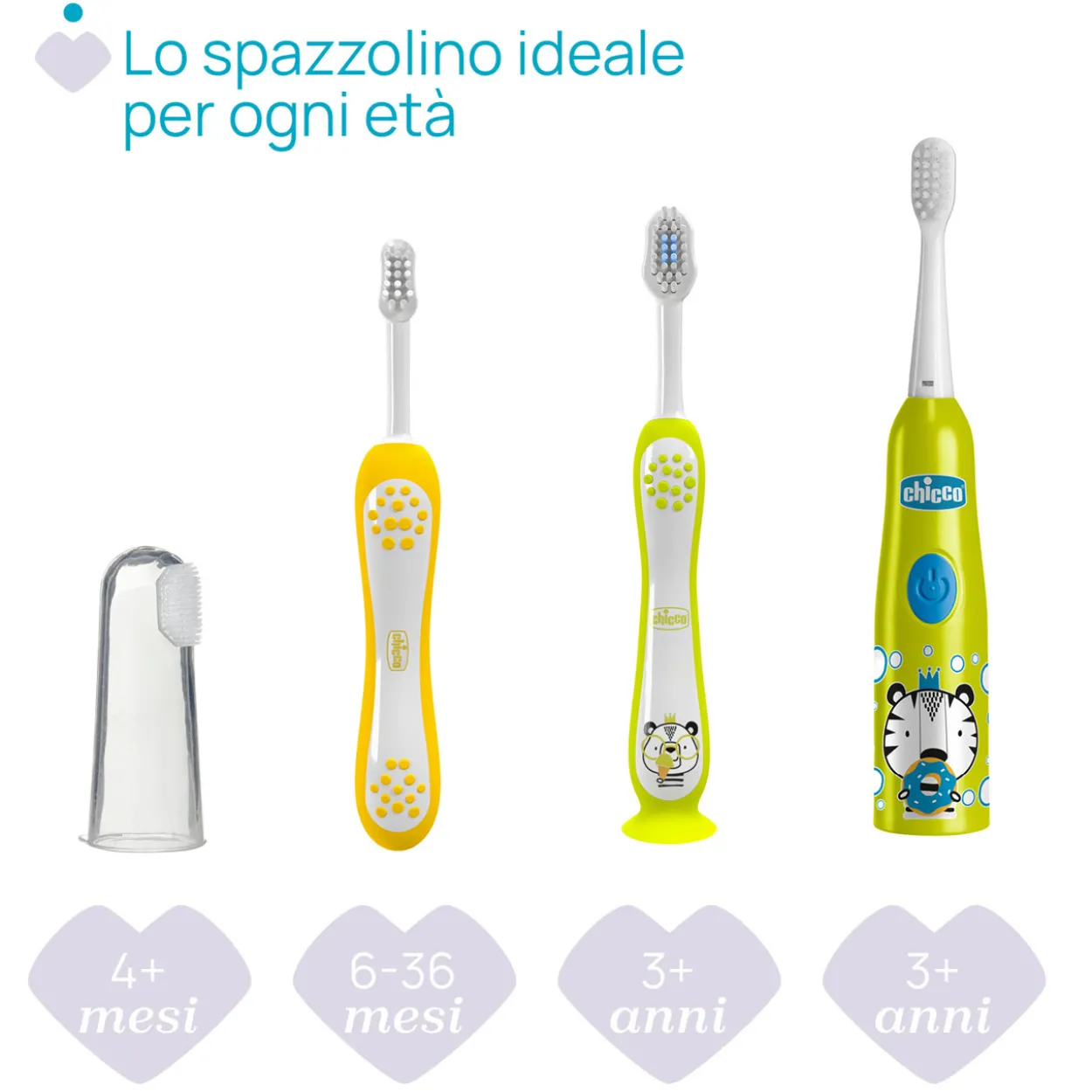 Spazzolino elettrico 3 anni