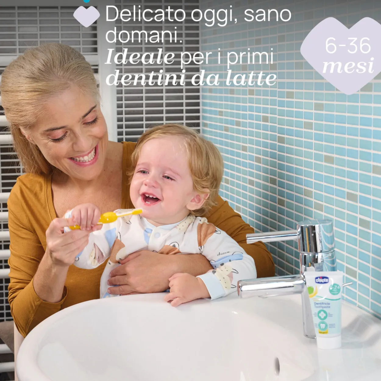 Spazzolino primi denti 6-36M