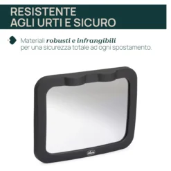Specchio retrovisore LED per sedile posteriore