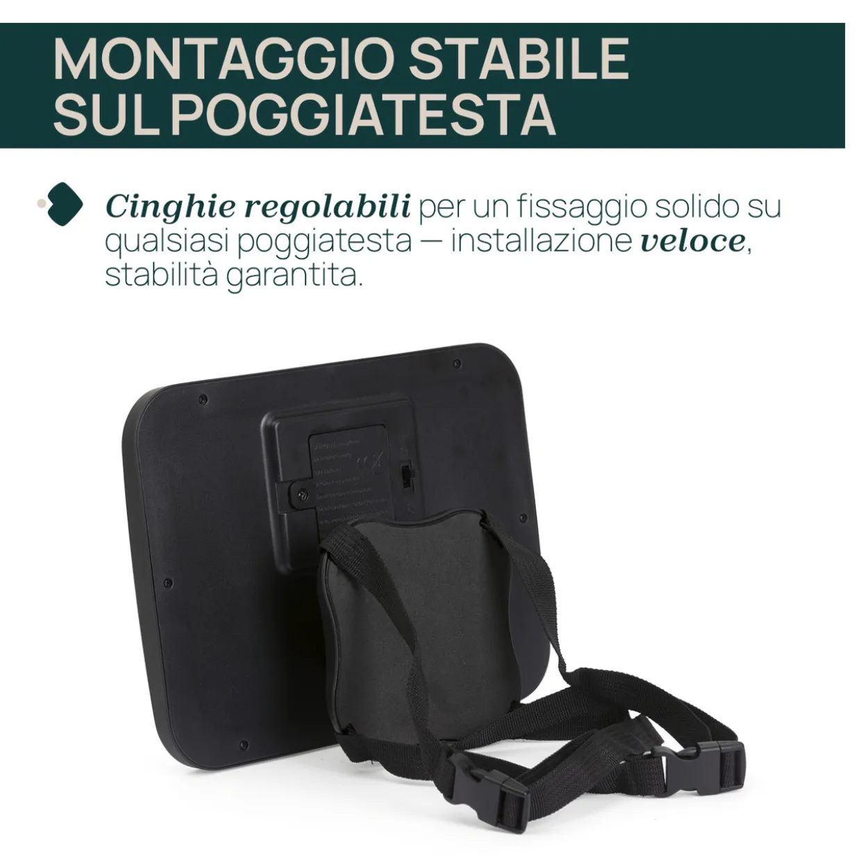 Specchio retrovisore LED per sedile posteriore