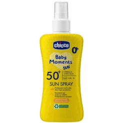 SPF 50+ Latte Solare Spray. Protezione molto alta.