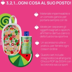 Sporty gift set - bagnodoccia all'anguria 300ml con sacca sportiva