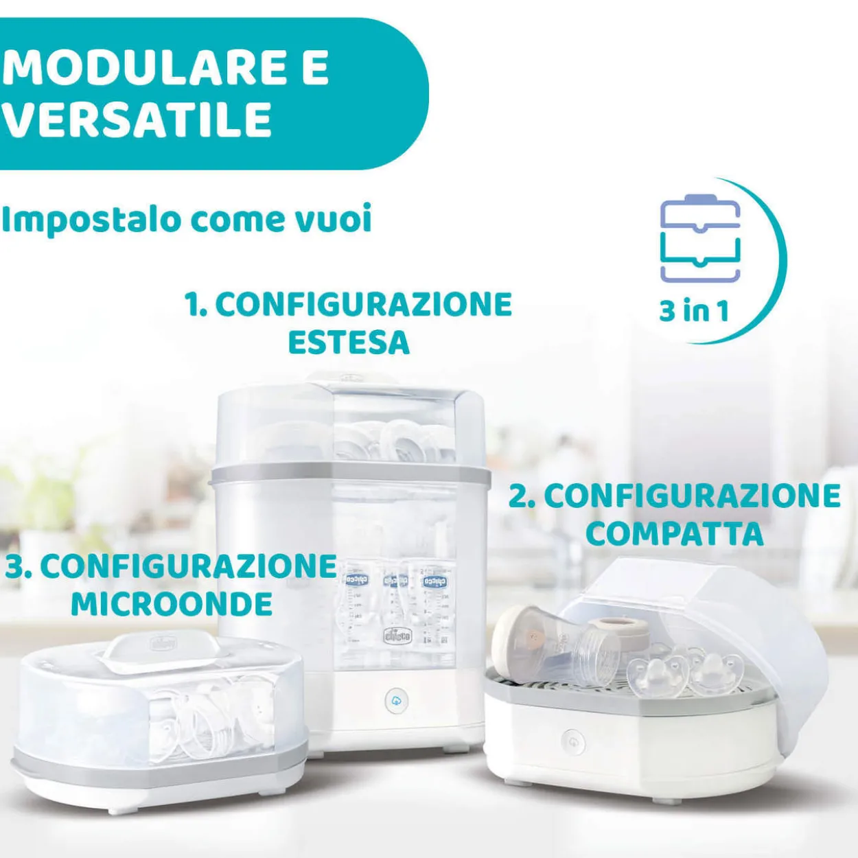 Sterilizzatore a vapore Chicco